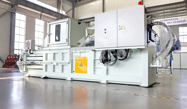 GEP ECOTECH Empacadora hidráulica horizontal para la gestión inteligente de residuos