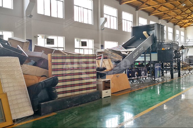 Proyecto de reducción de volumen y reciclaje de artículos voluminosos en Tianjin, China